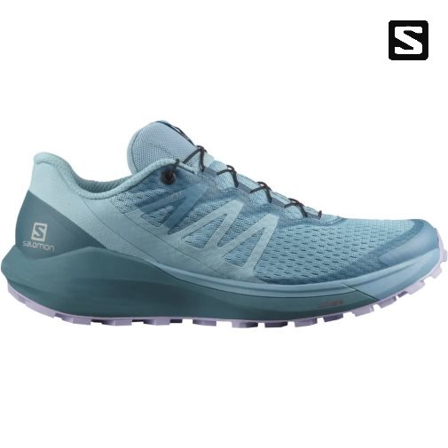 Tenis Para Trail Running Salomon Sense Ride 4 Mujer Turquesa | MX JPSN324